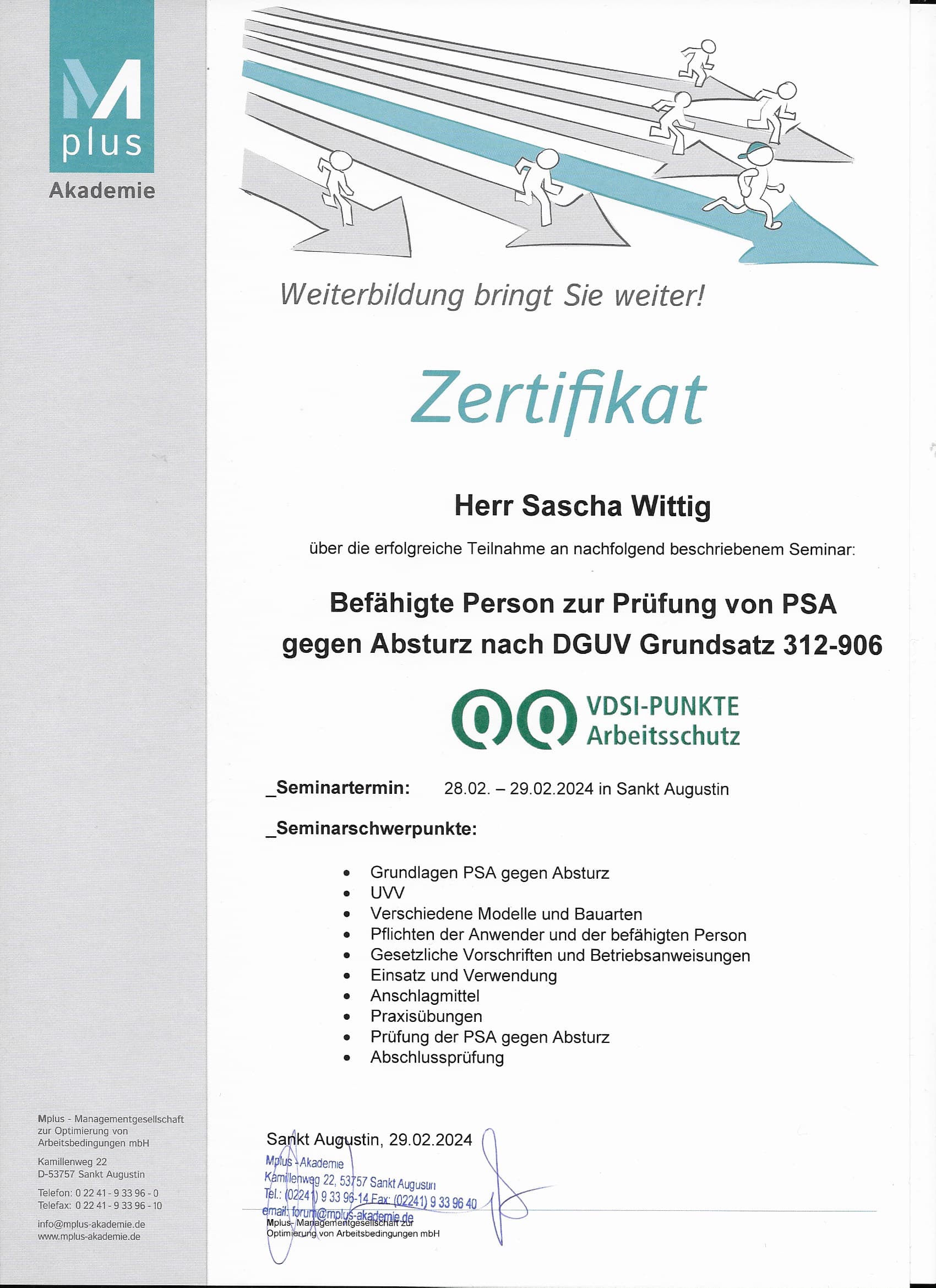 Zertifikat